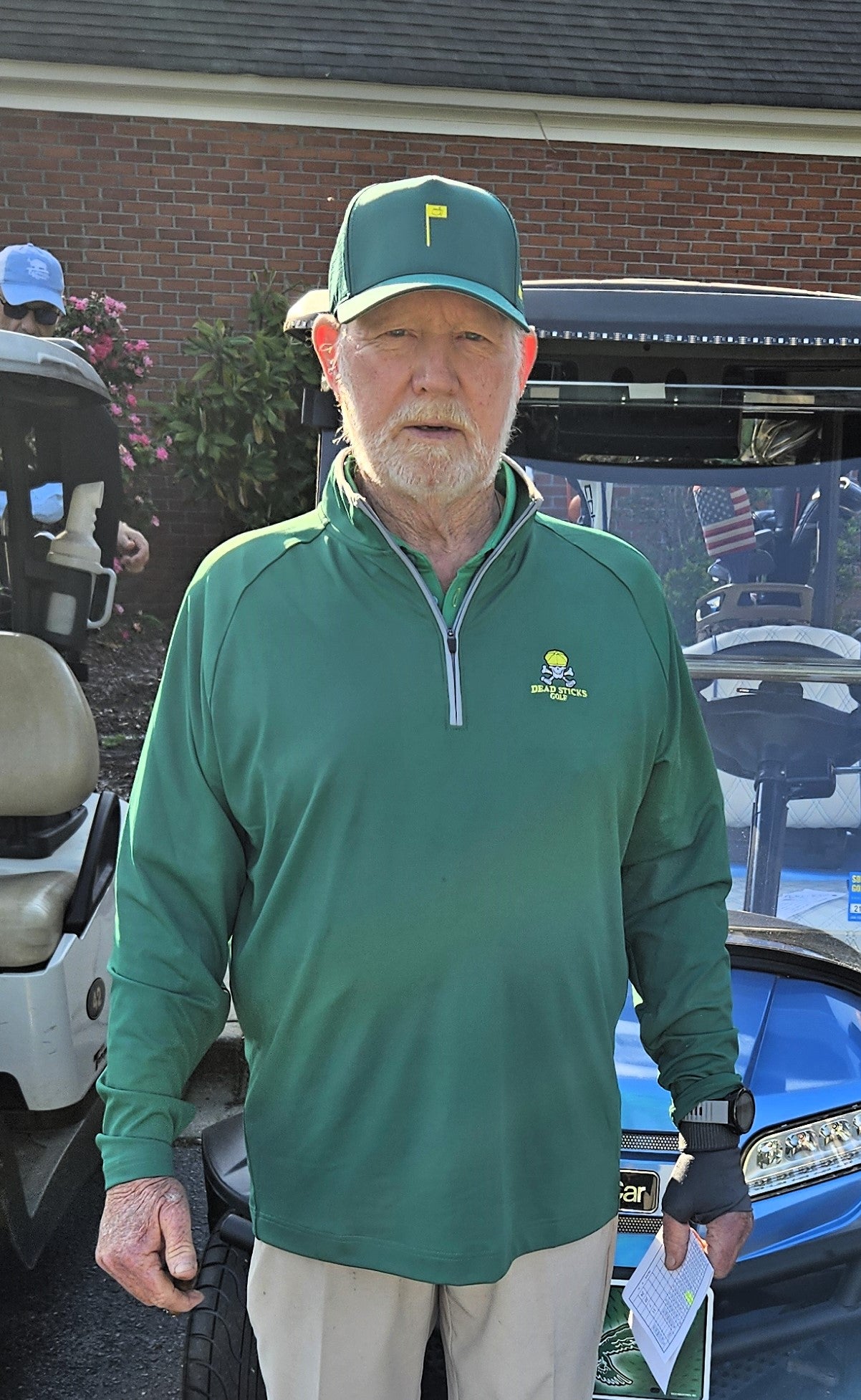 Performance Elite 1/4 zip Tournament Green