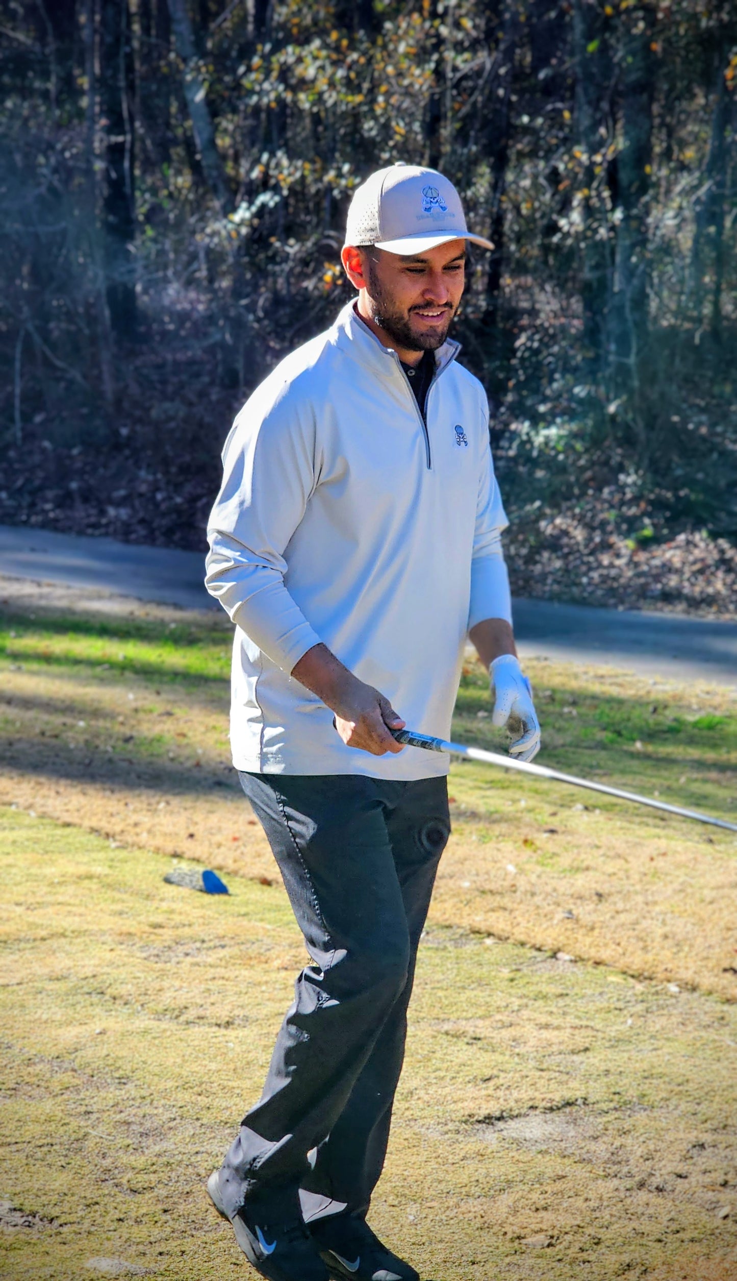 Performance Elite 1/4 zip Light Grey