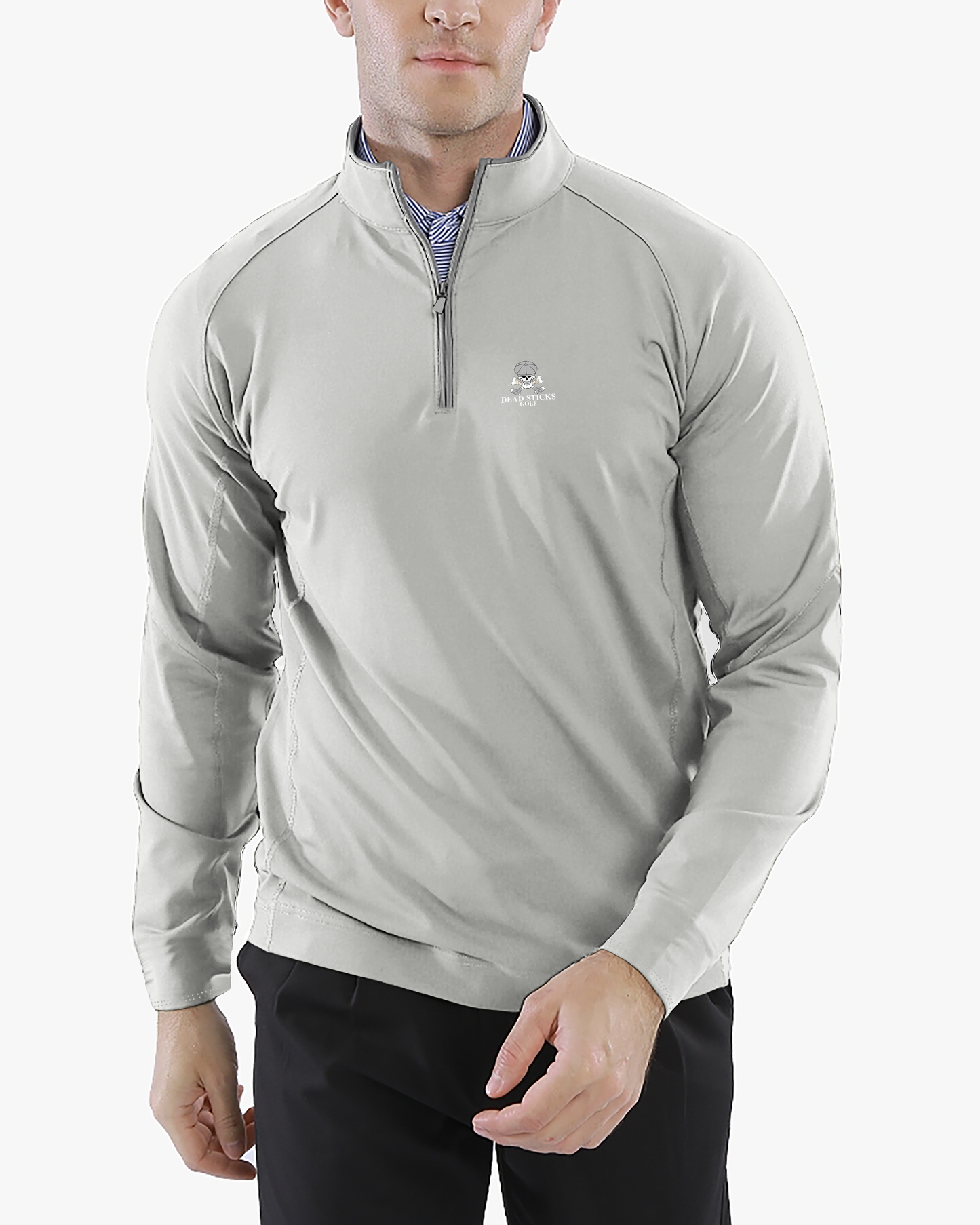 Performance Elite 1/4 zip(Light Grey) *New Design**