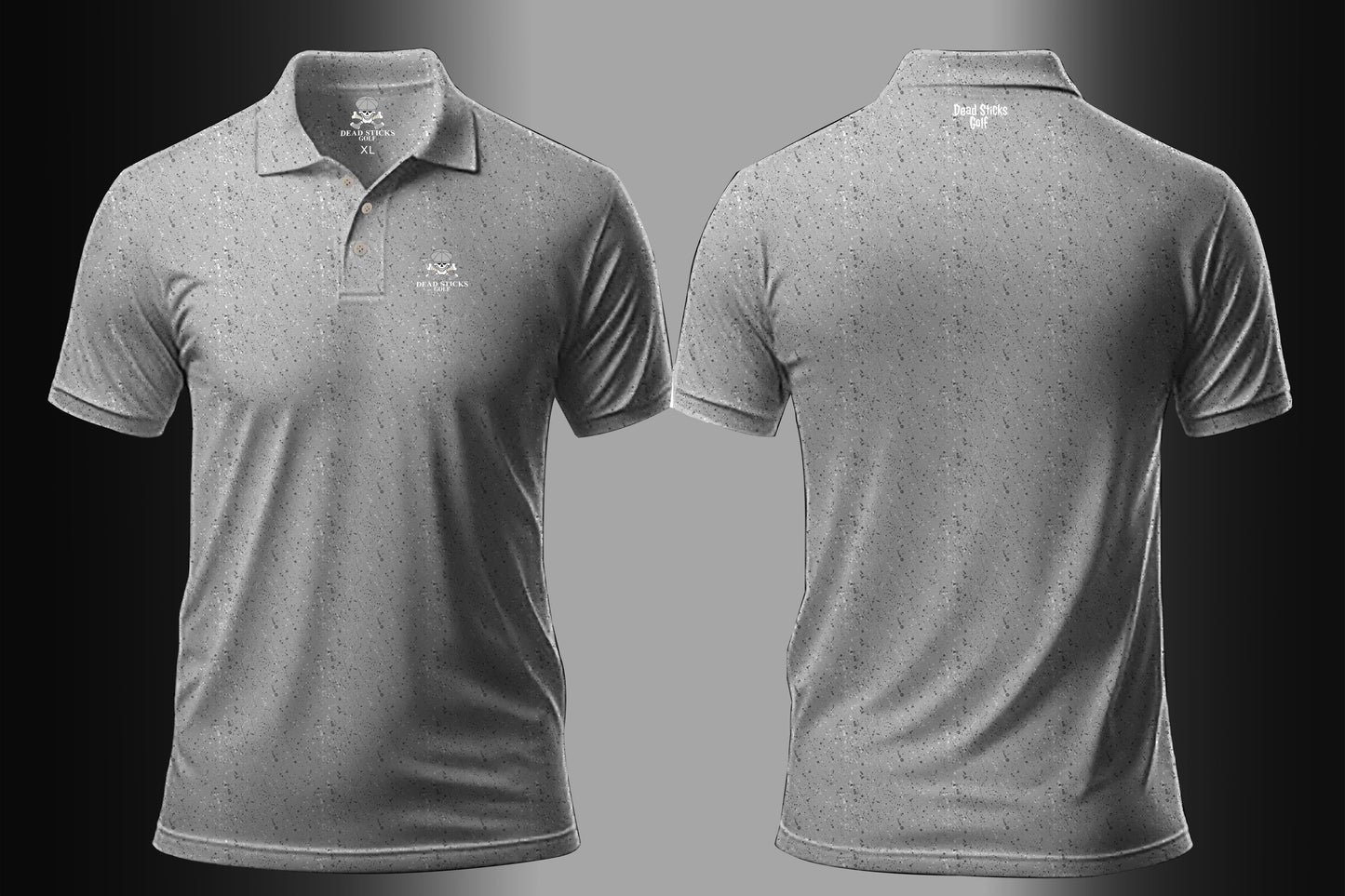 Performance Elite Polo (New design!) (Galactic Grey Splatter)