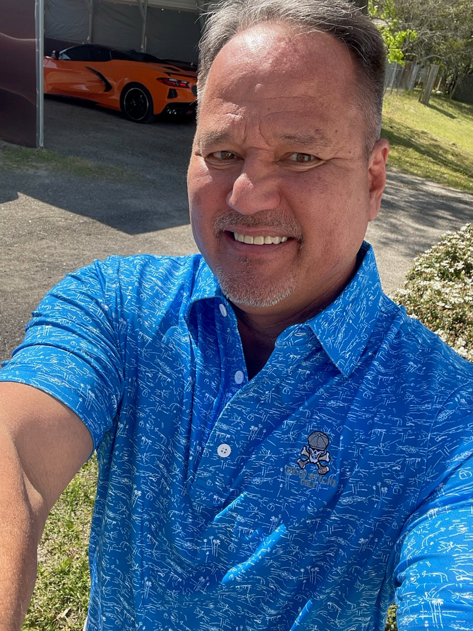 Performance Elite Polo (New design!) (Powda Blue)