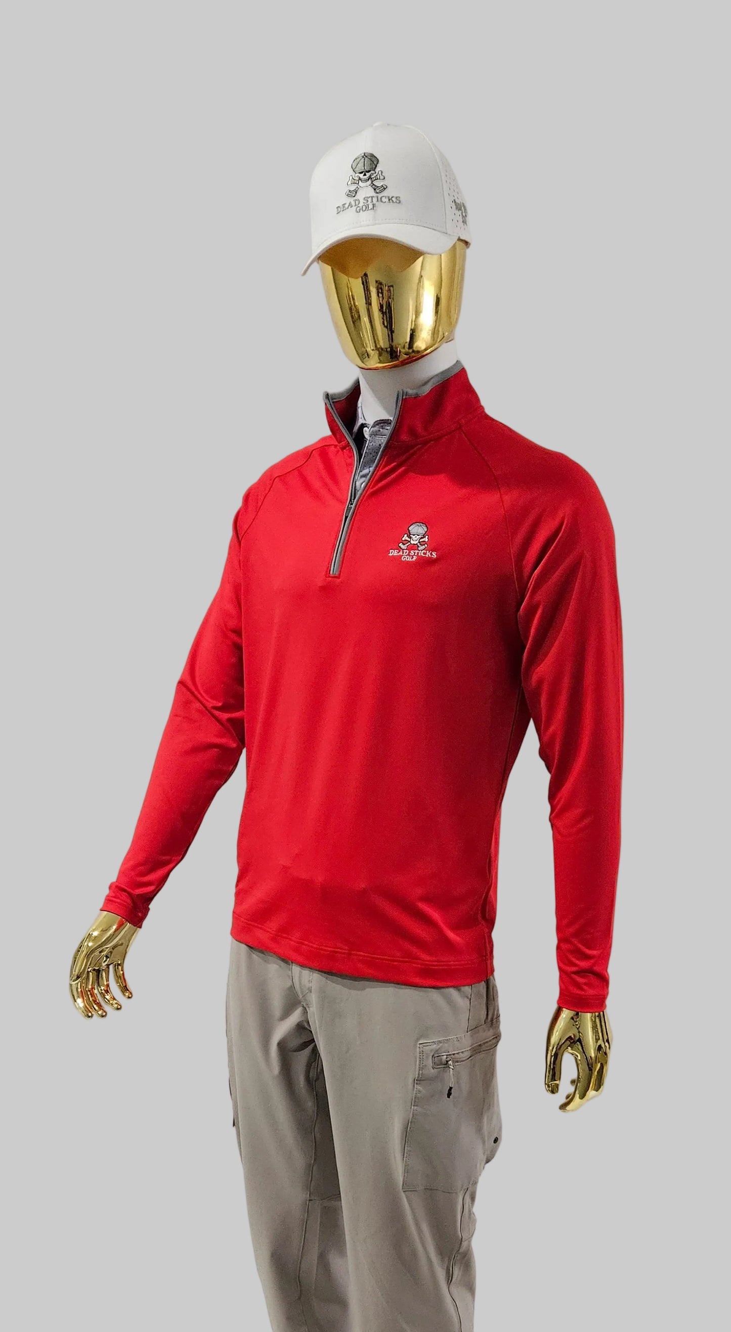 Performance Elite 1/4 zip Red
