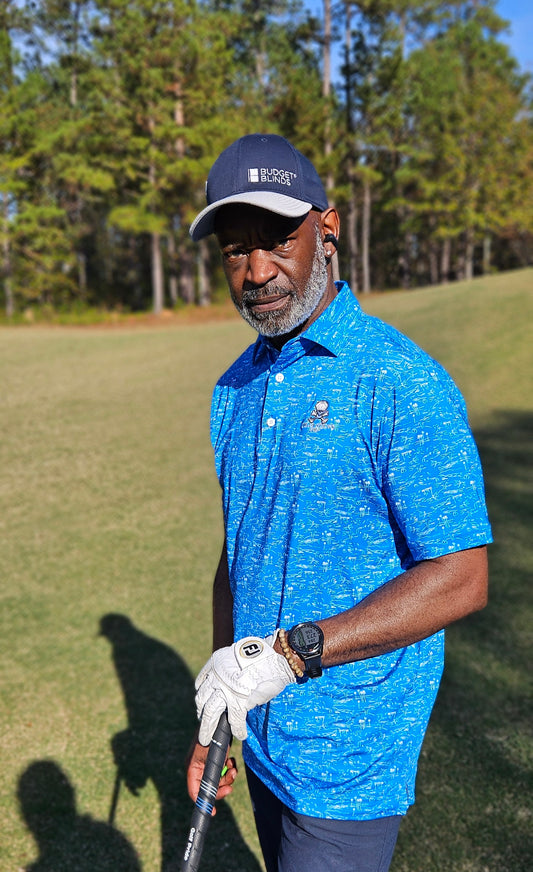 Performance Elite Polo Powda Blue