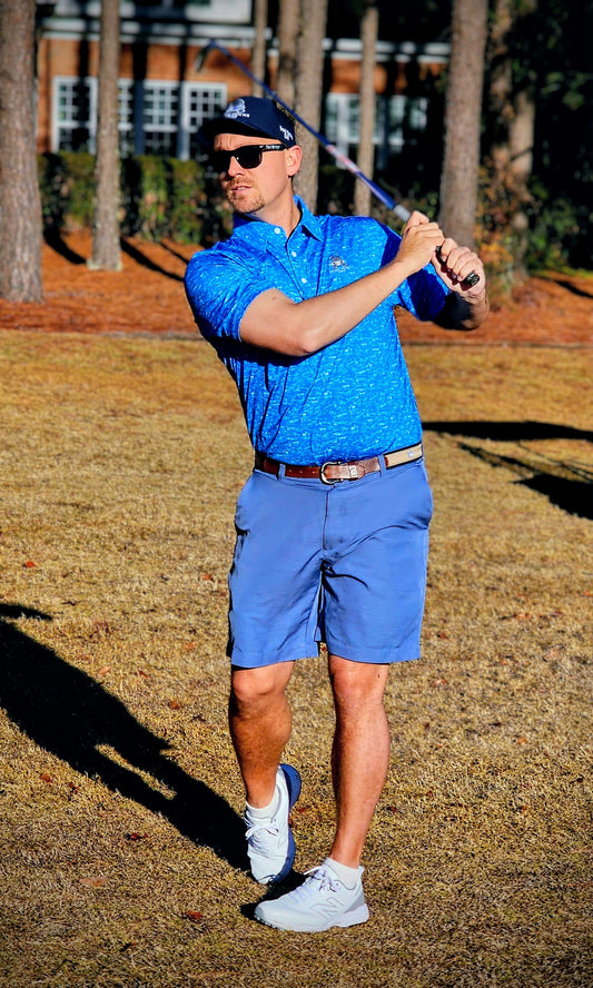 Performance Elite Polo Powda Blue