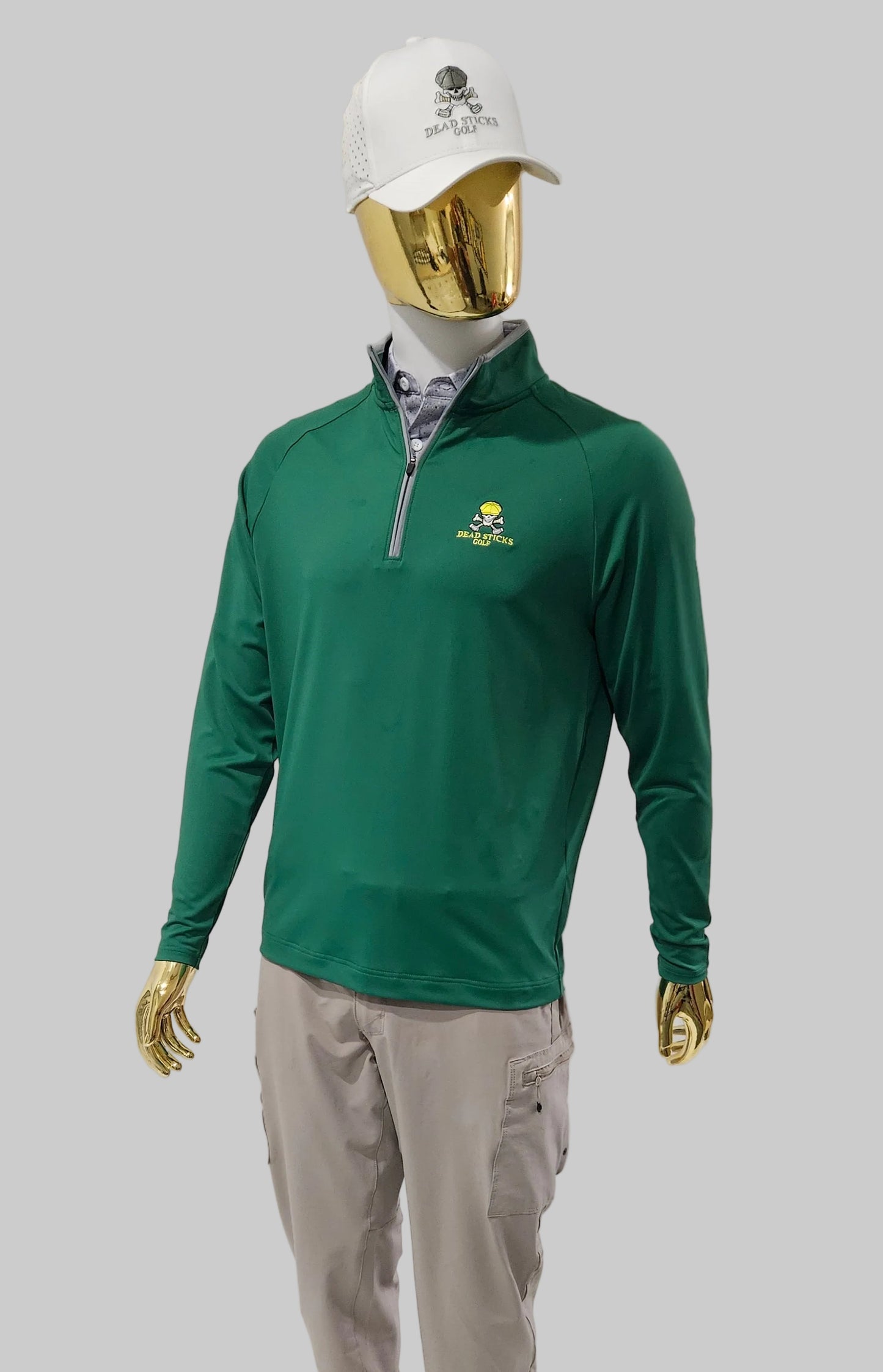 Performance Elite 1/4 zip Tournament Green