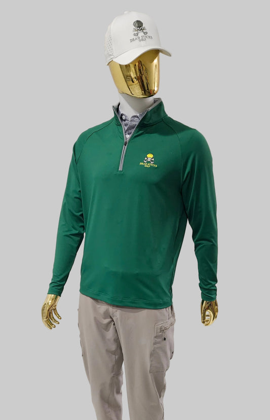 Performance Elite 1/4 zip Tournament Green