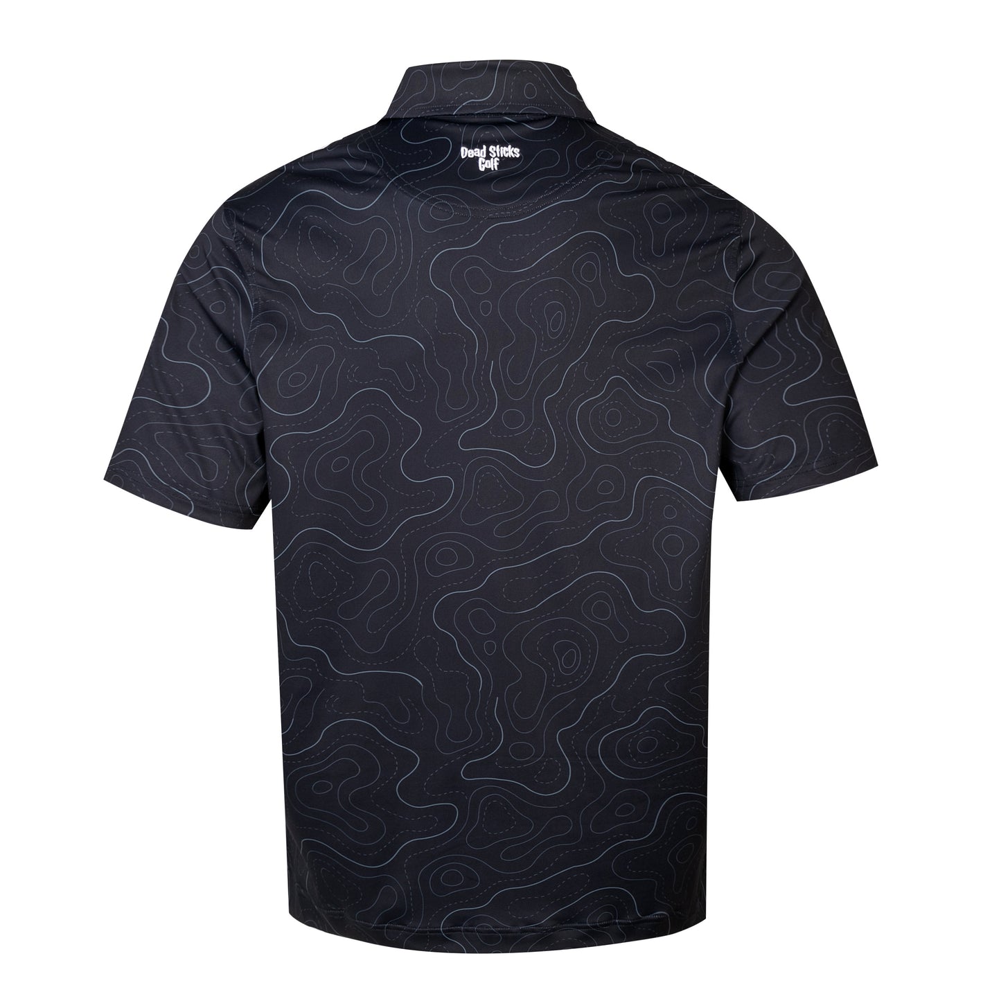 Dark Blue Topographic
