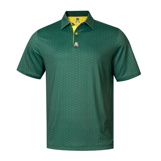 Tournament Green & Gold Polo