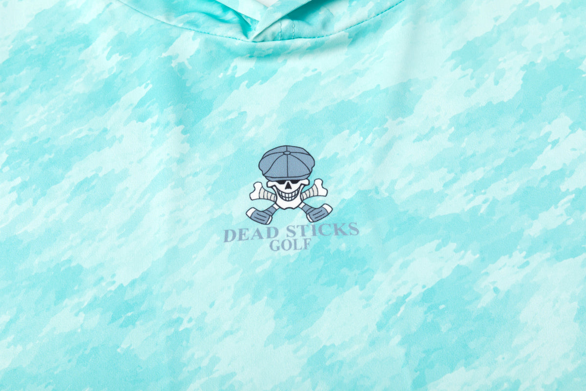 Performance Golf Hoodie-Seafoam Green