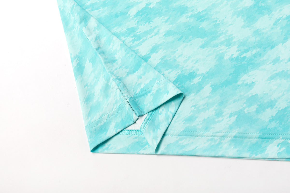 Performance Golf Hoodie-Seafoam Green