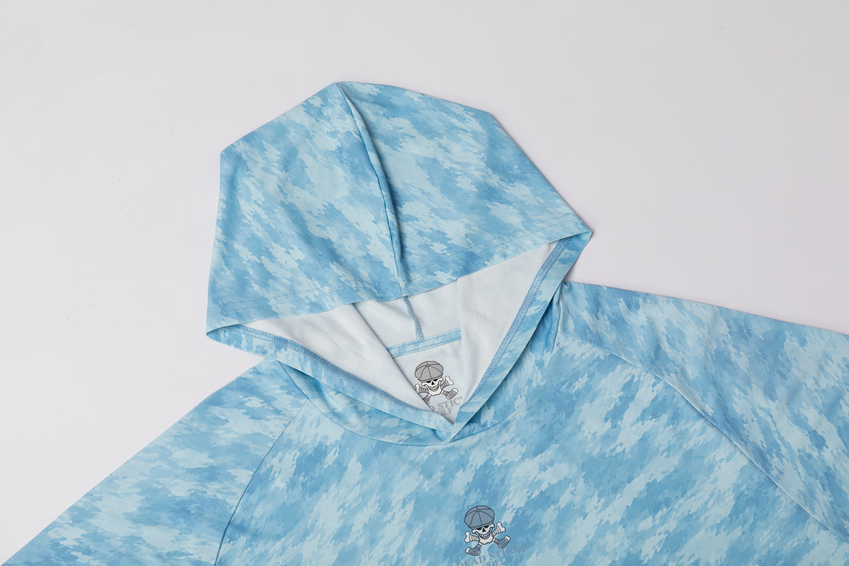 Performance Golf Hoodie-Sky Blue