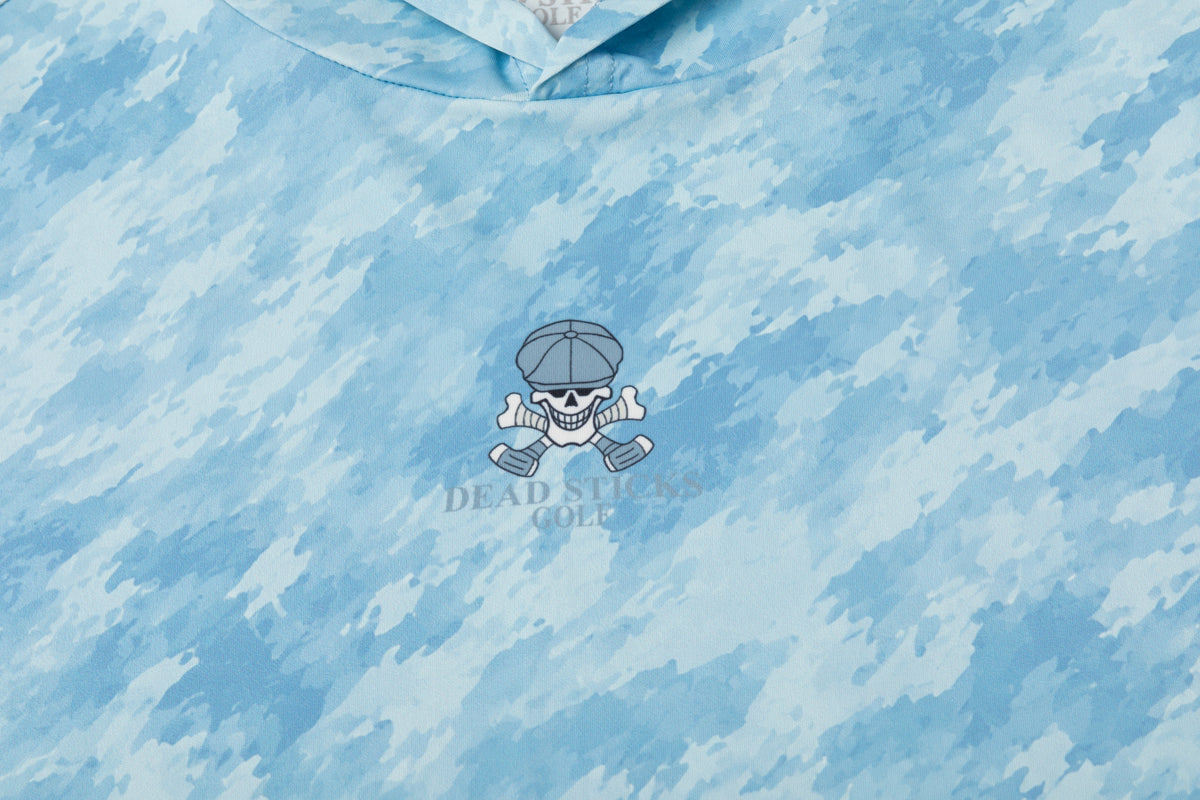 Performance Golf Hoodie-Sky Blue