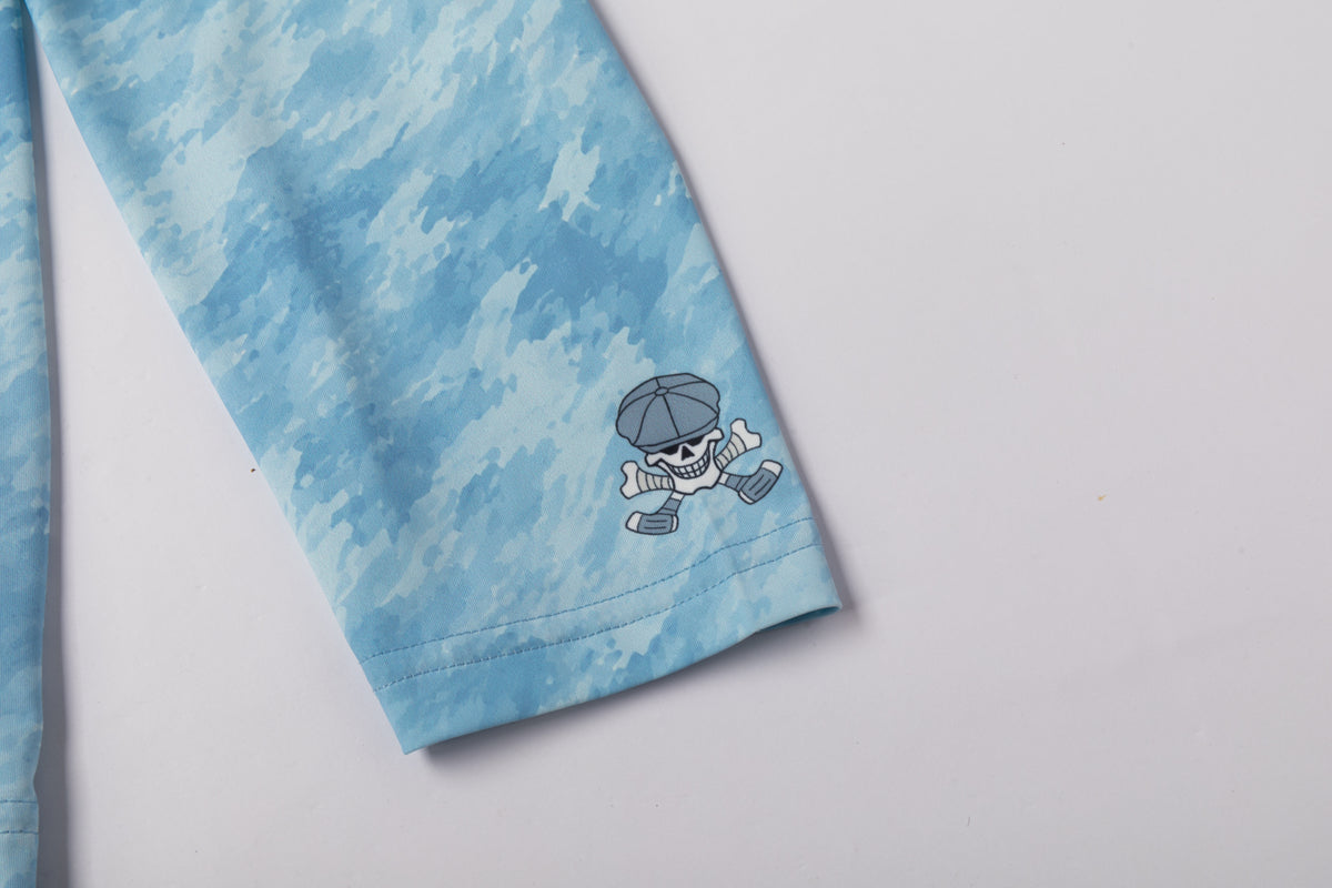 Performance Golf Hoodie-Sky Blue