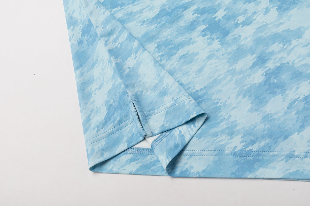 Performance Golf Hoodie-Sky Blue