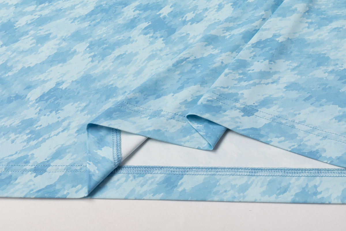Performance Golf Hoodie-Sky Blue