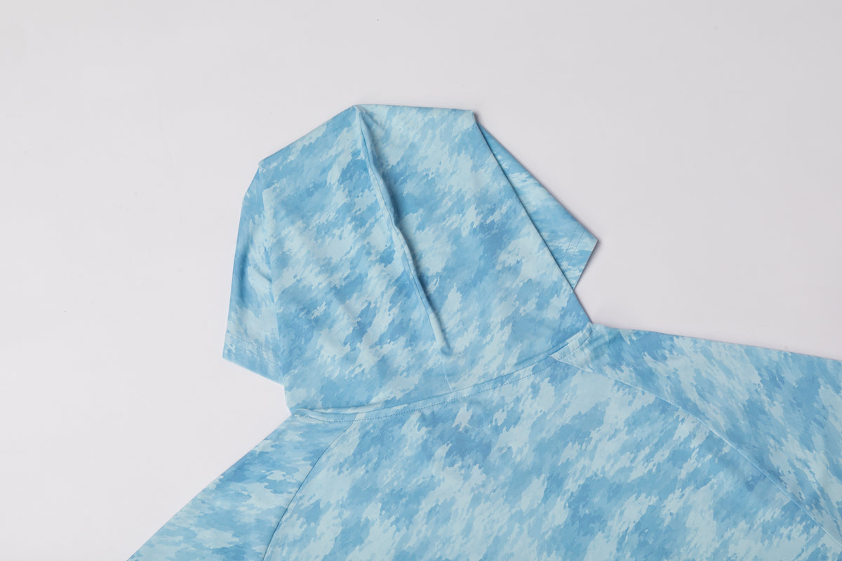 Performance Golf Hoodie-Sky Blue