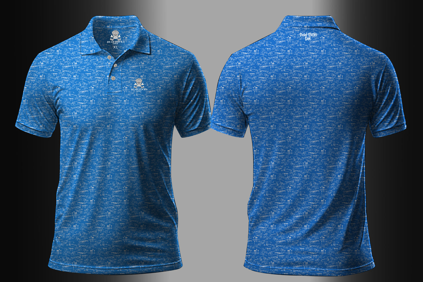 Performance Elite Polo (New design!) (Powda Blue)