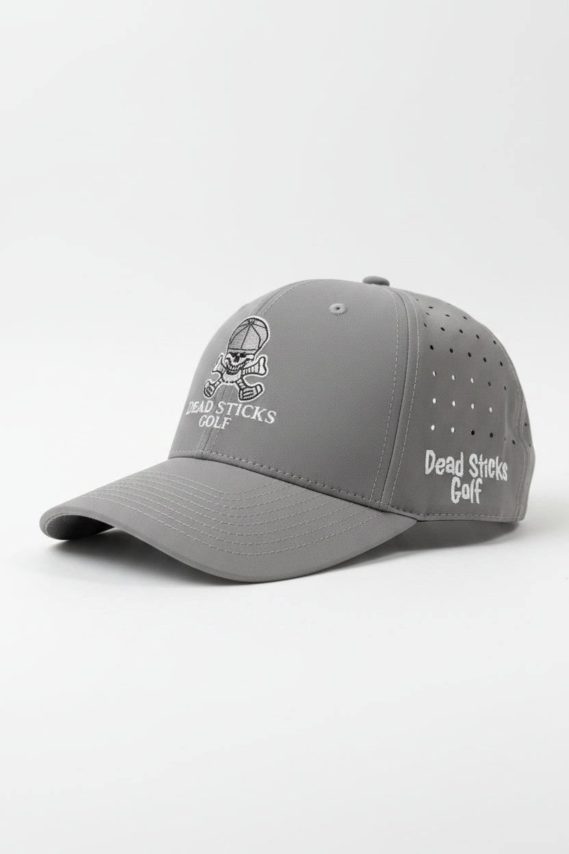 Men's Performance Golf Hat in Ghost Grey