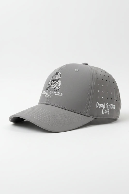 Men's Performance Golf Hat in Ghost Grey