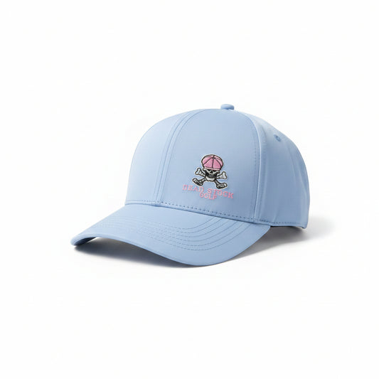 Women's Performance Ponytail Hat – Baby Blue/Pink