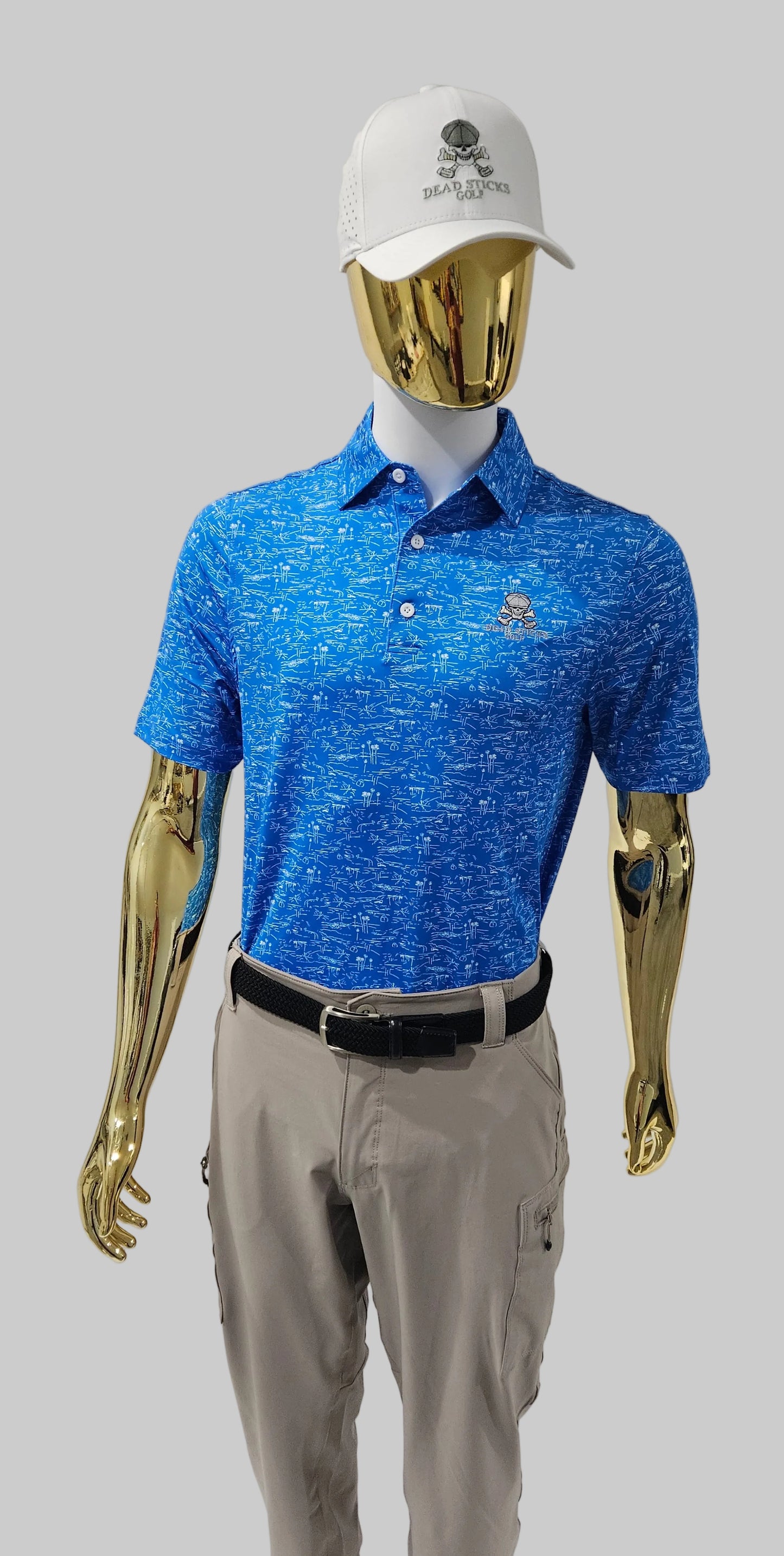 Performance Elite Polo Powda Blue