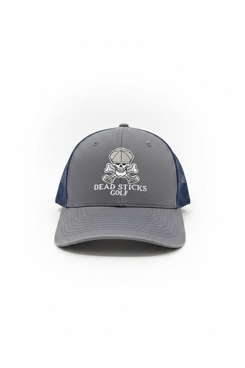 Dead Sticks Golf Trucker Hat Navy/Grey