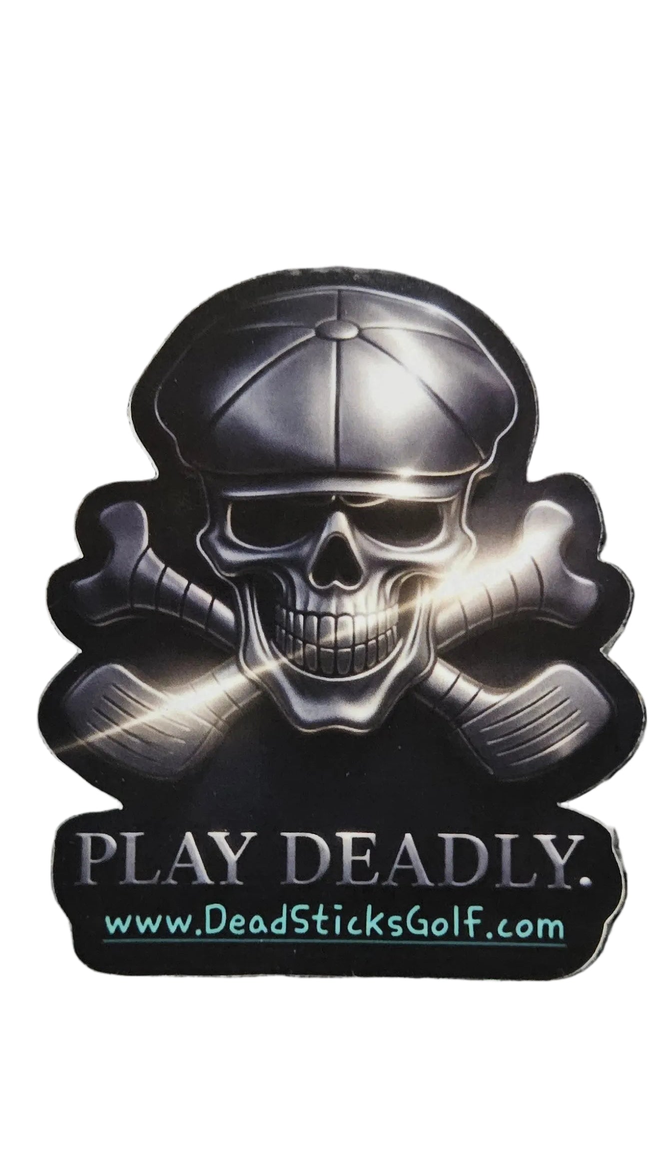 Dead Sticks Golf 3" x 2.5" sticker