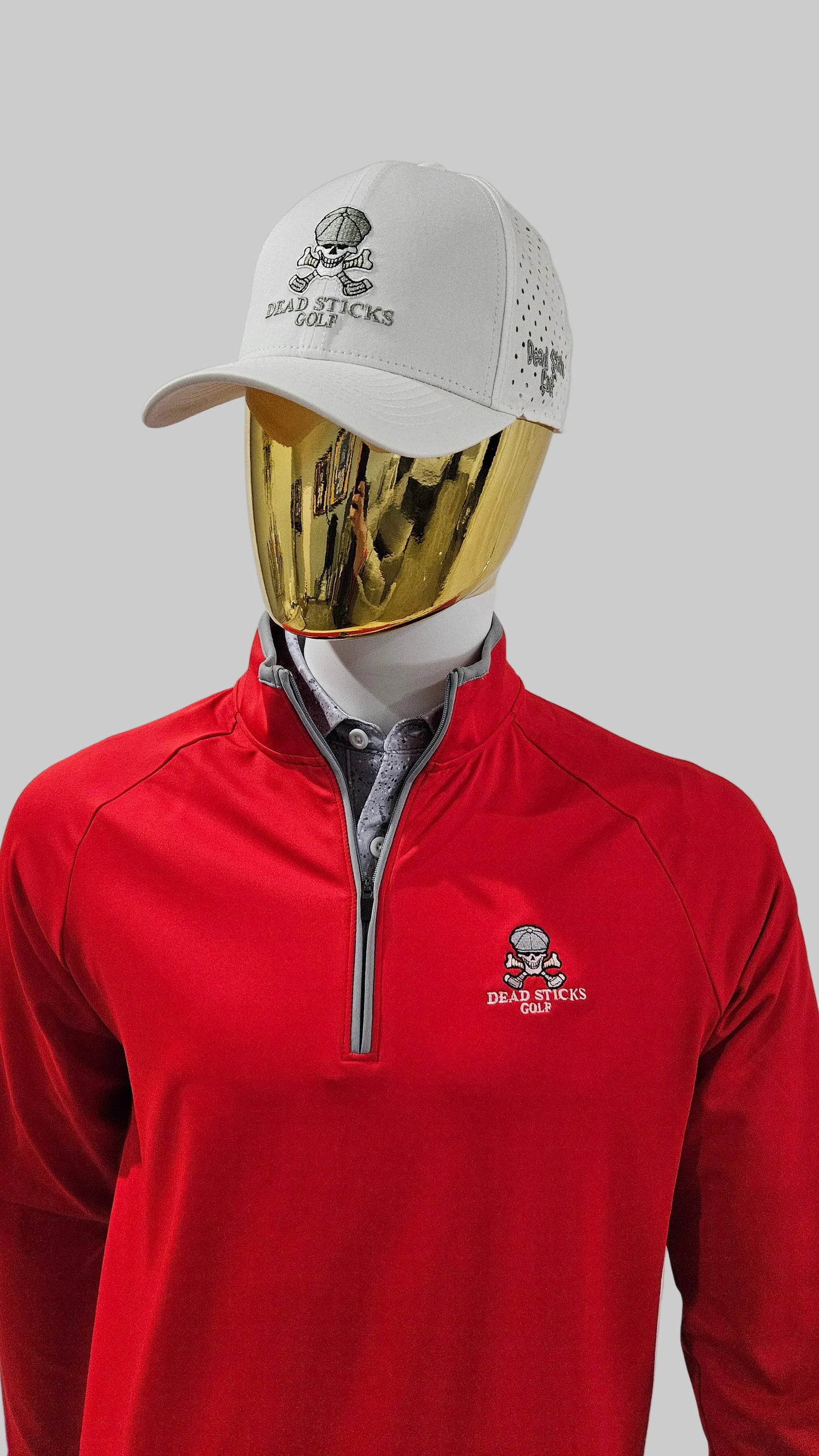 Performance Elite 1/4 zip Red