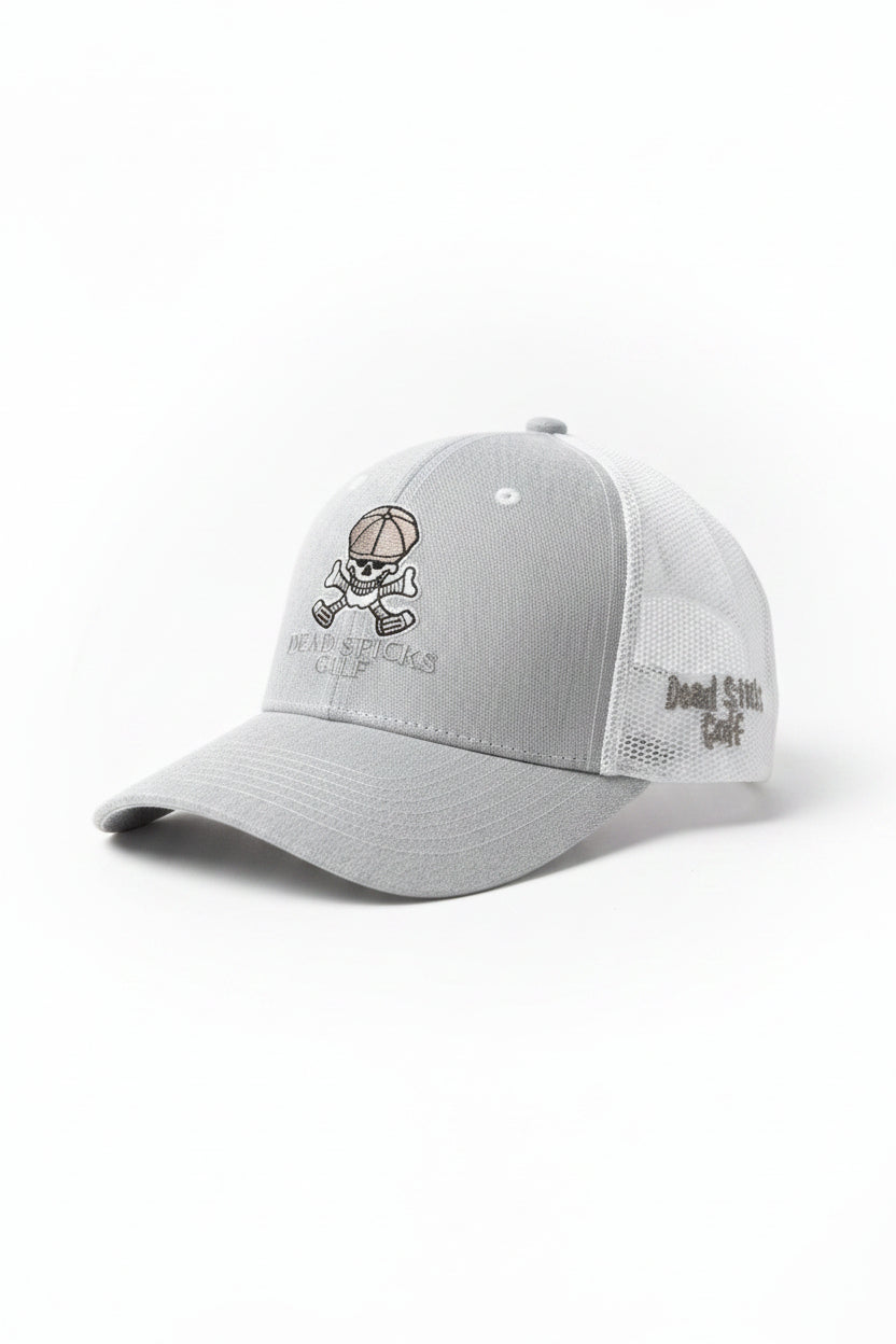 Dead Sticks Golf Trucker Hat White/Grey