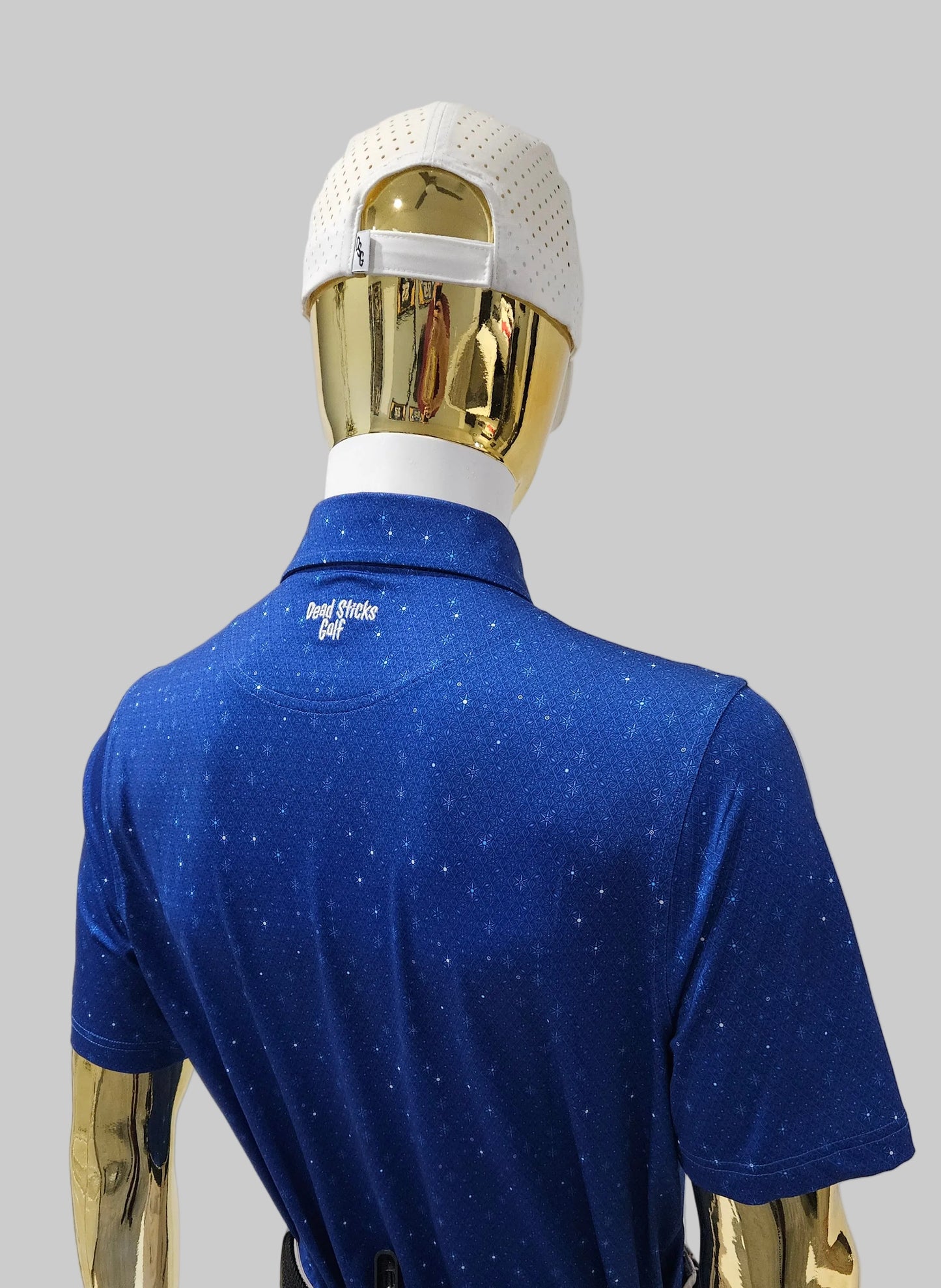 Performance Elite Polo Brilliant Blue Starburst