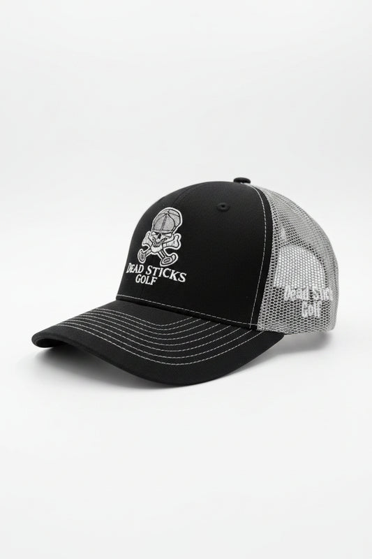 Dead Sticks Golf Trucker Hat Black/Grey
