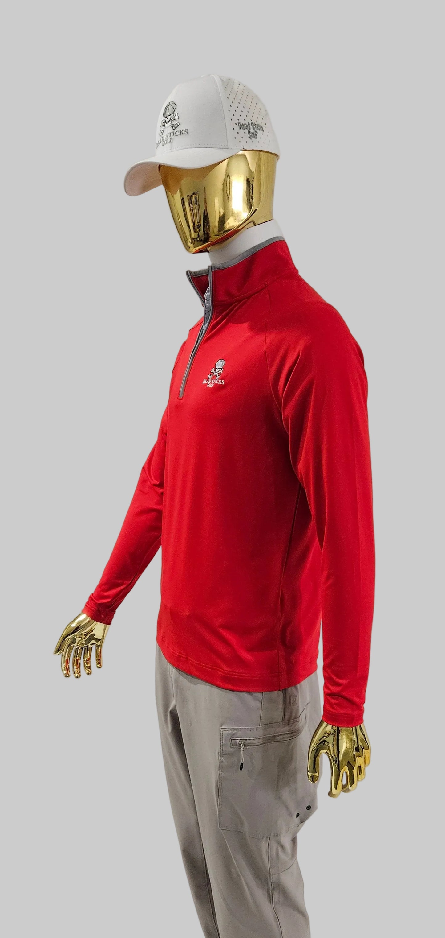 Performance Elite 1/4 zip Red