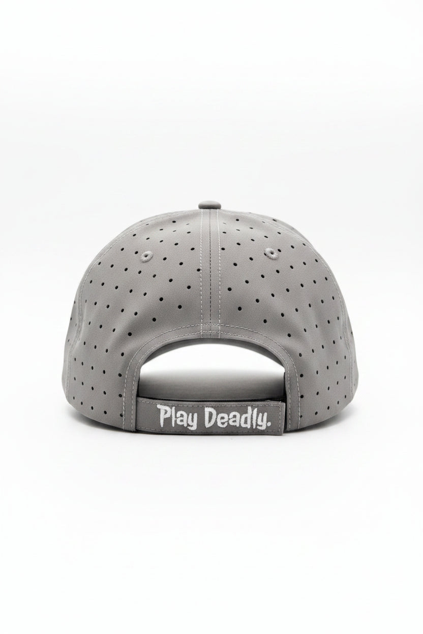 Men's Performance Golf Hat in Ghost Grey