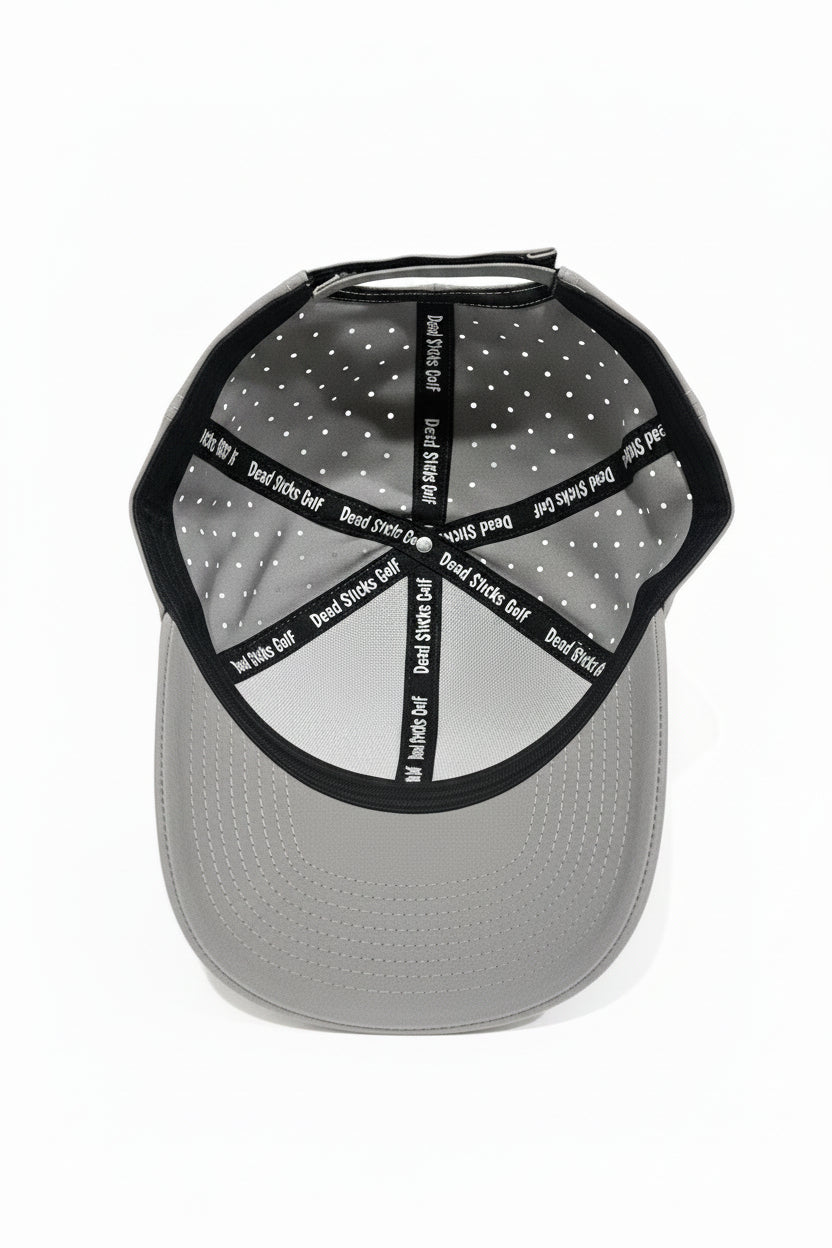 Men's Performance Golf Hat in Ghost Grey