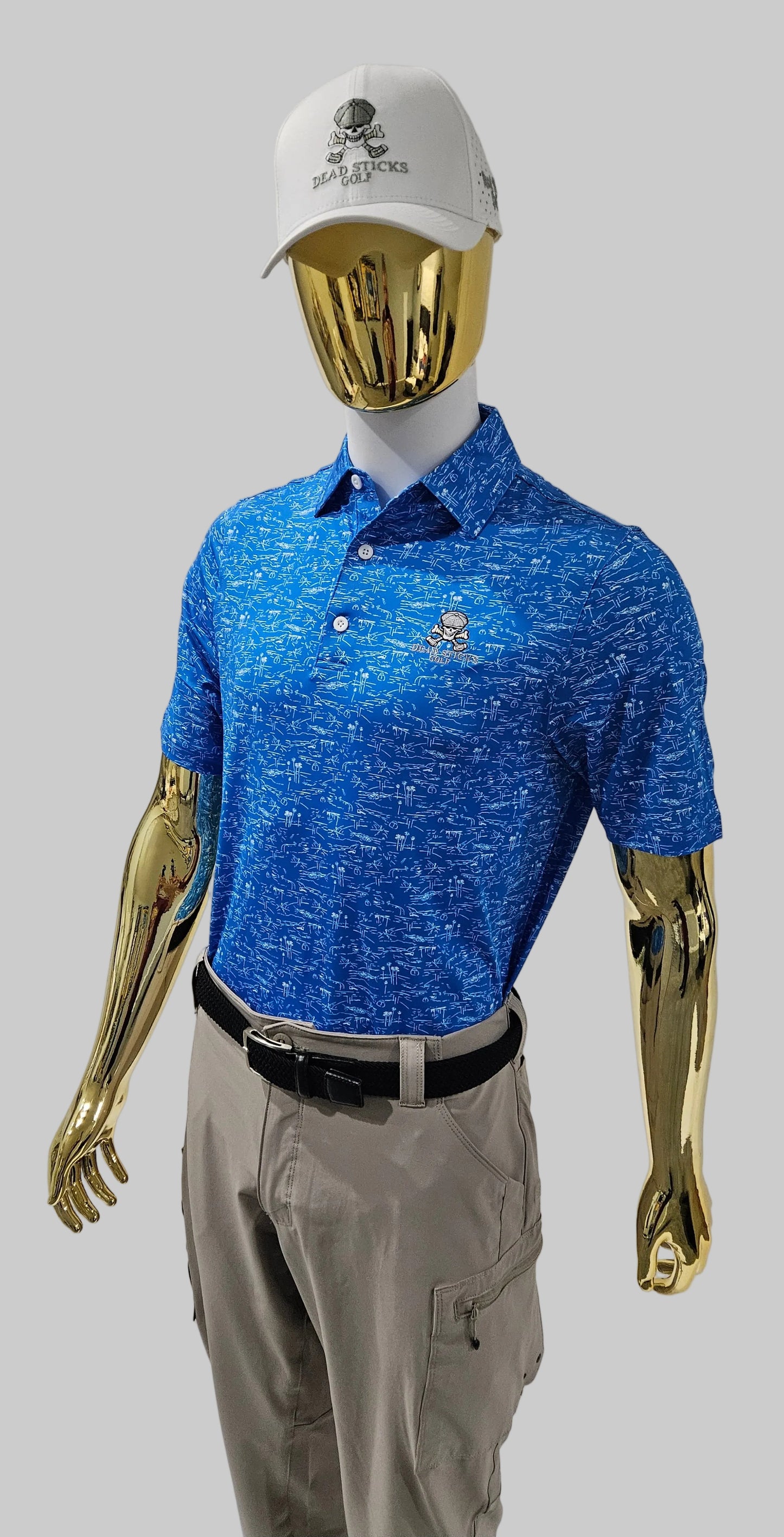Performance Elite Polo Powda Blue