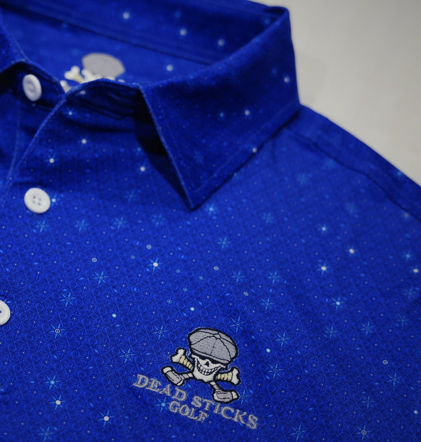 Performance Elite Polo Brilliant Blue Starburst