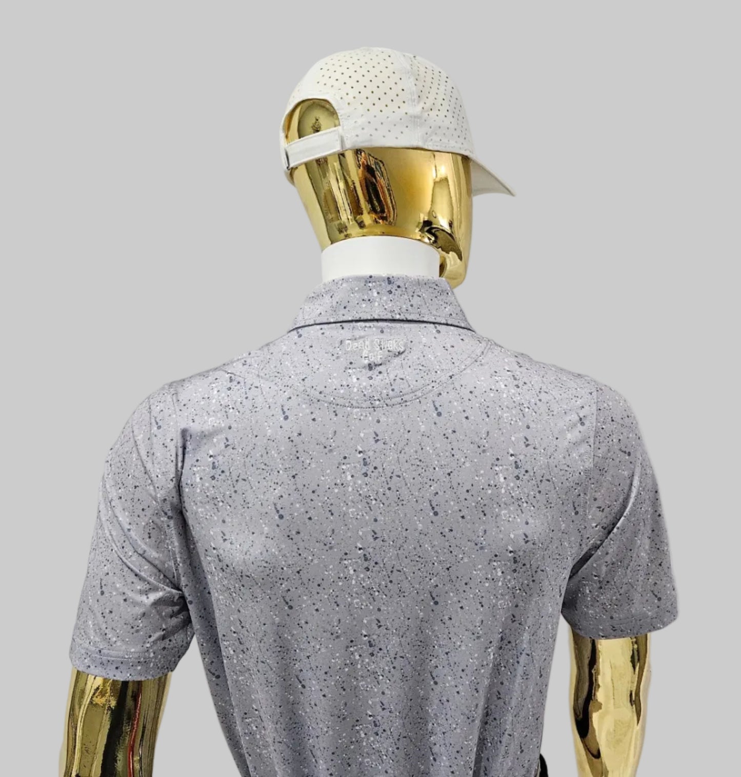 Performance Elite Polo Galactic Grey Splatter
