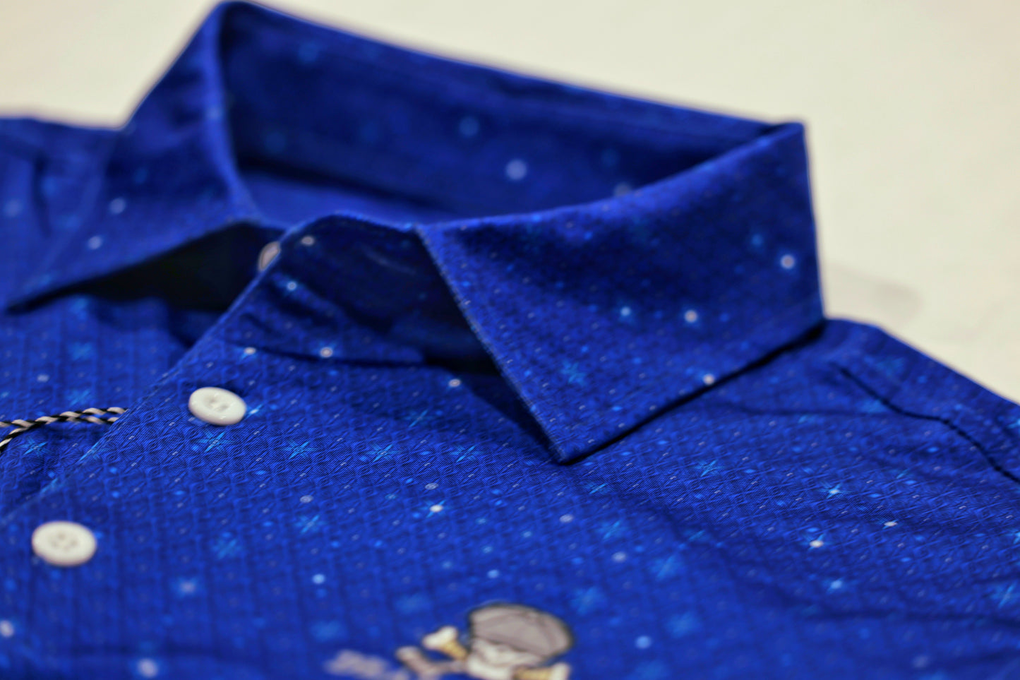 Performance Elite Polo Brilliant Blue Starburst