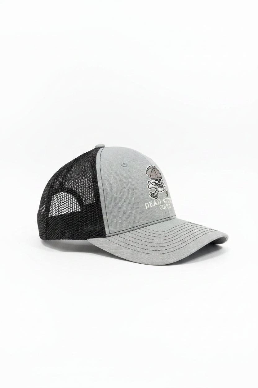 Dead Sticks Golf Trucker Hat Grey/Black