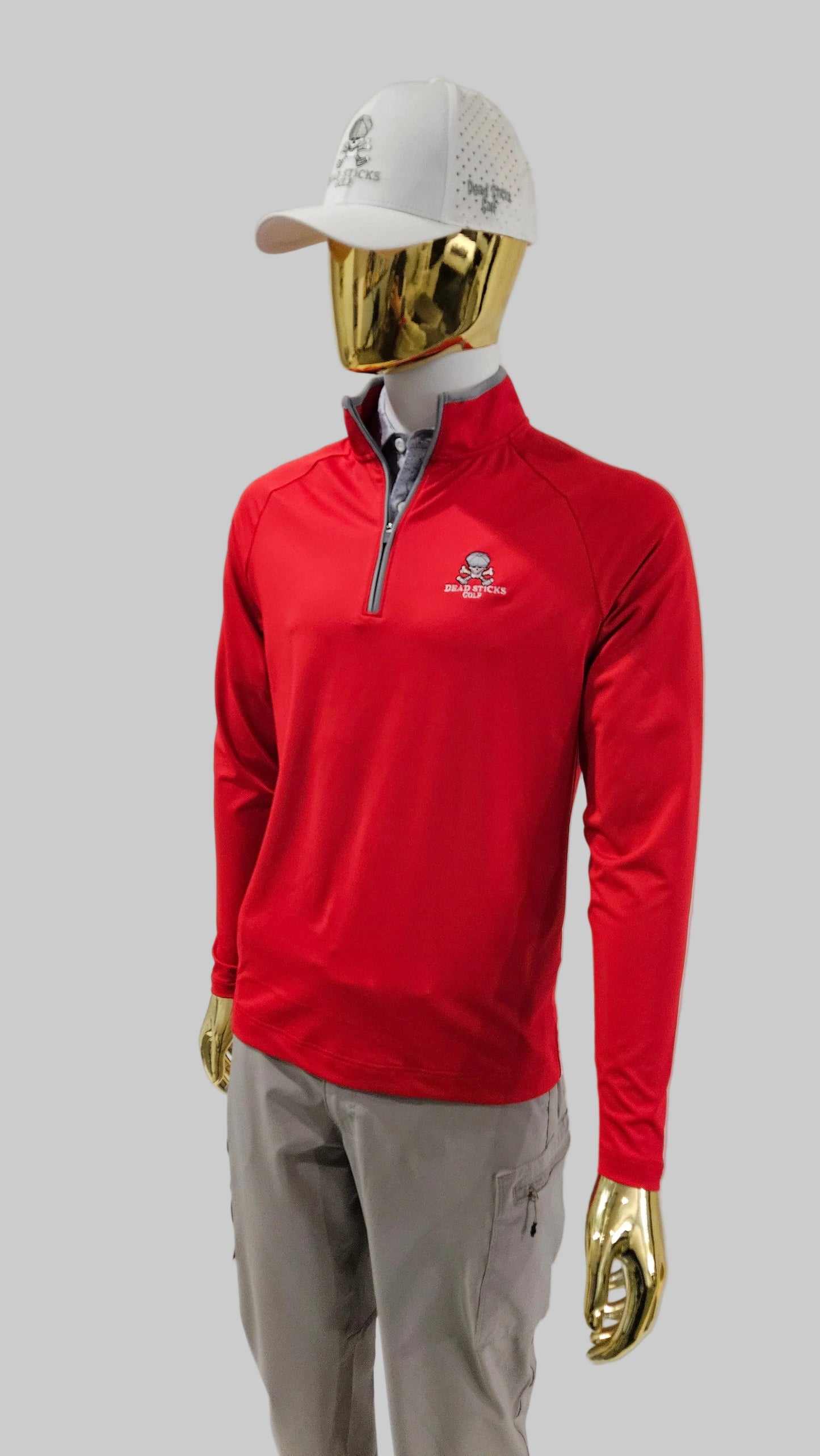 Performance Elite 1/4 zip Red