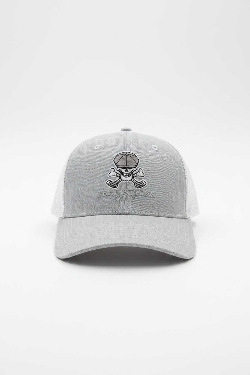 Dead Sticks Golf Trucker Hat White/Grey