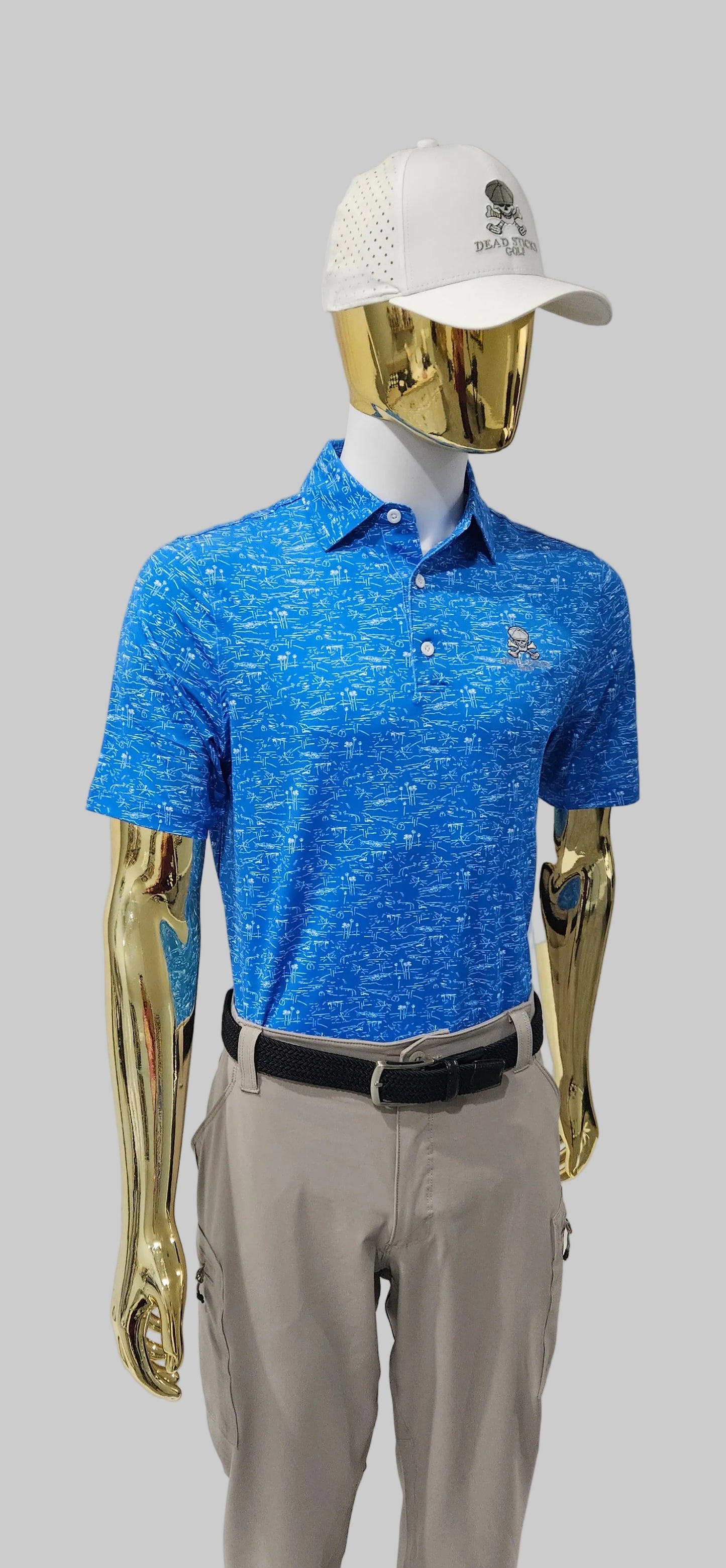 Performance Elite Polo Powda Blue