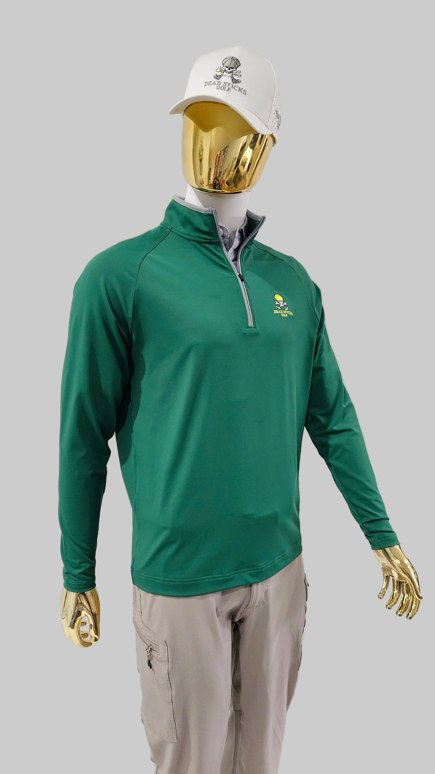 Performance Elite 1/4 zip Tournament Green