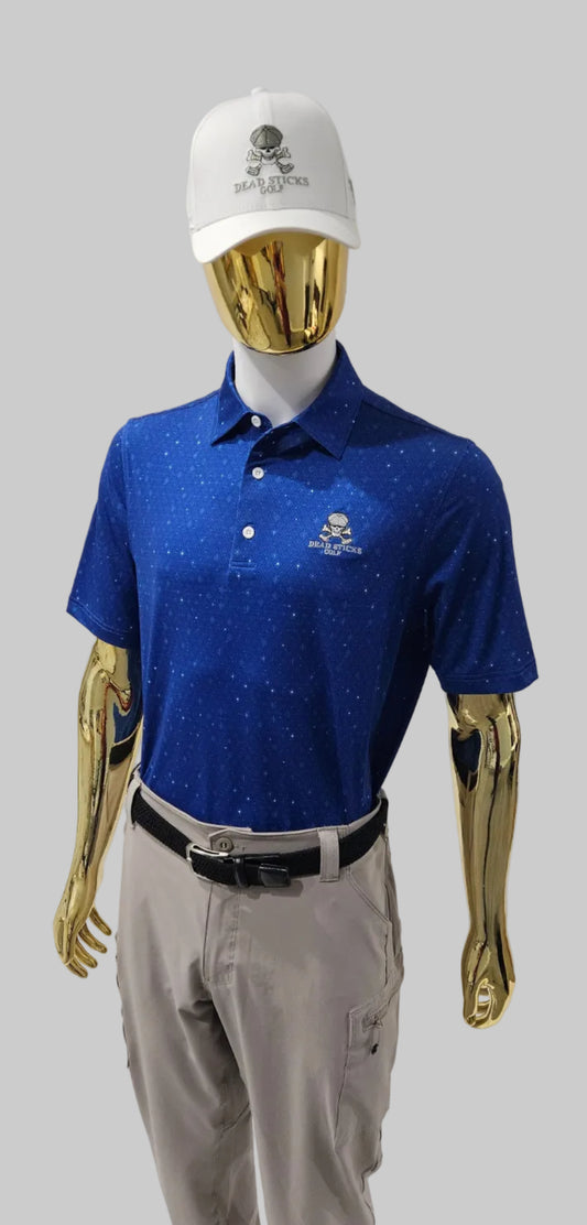 Performance Elite Polo Brilliant Blue Starburst